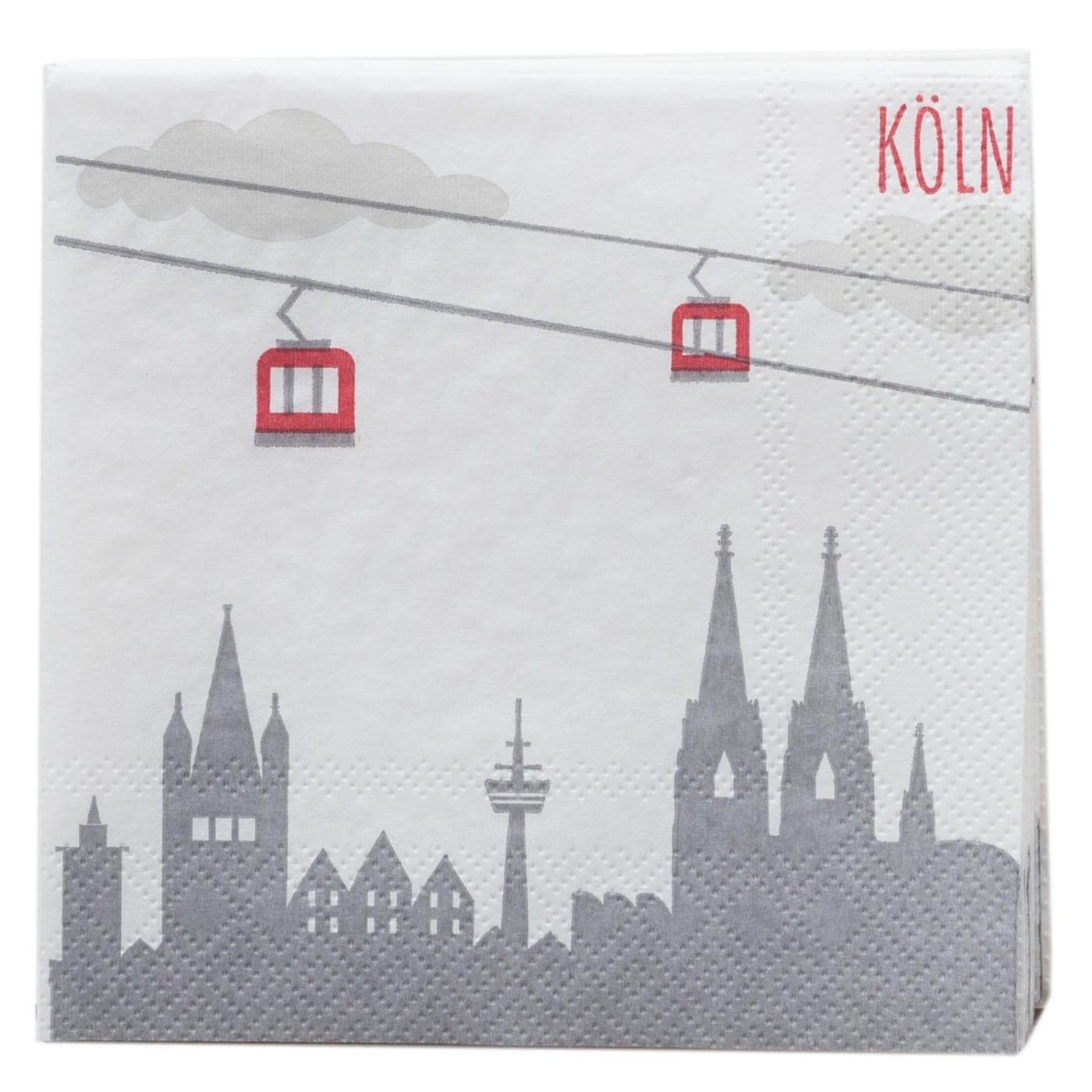 Cocktailserviette "Köln Panorama"