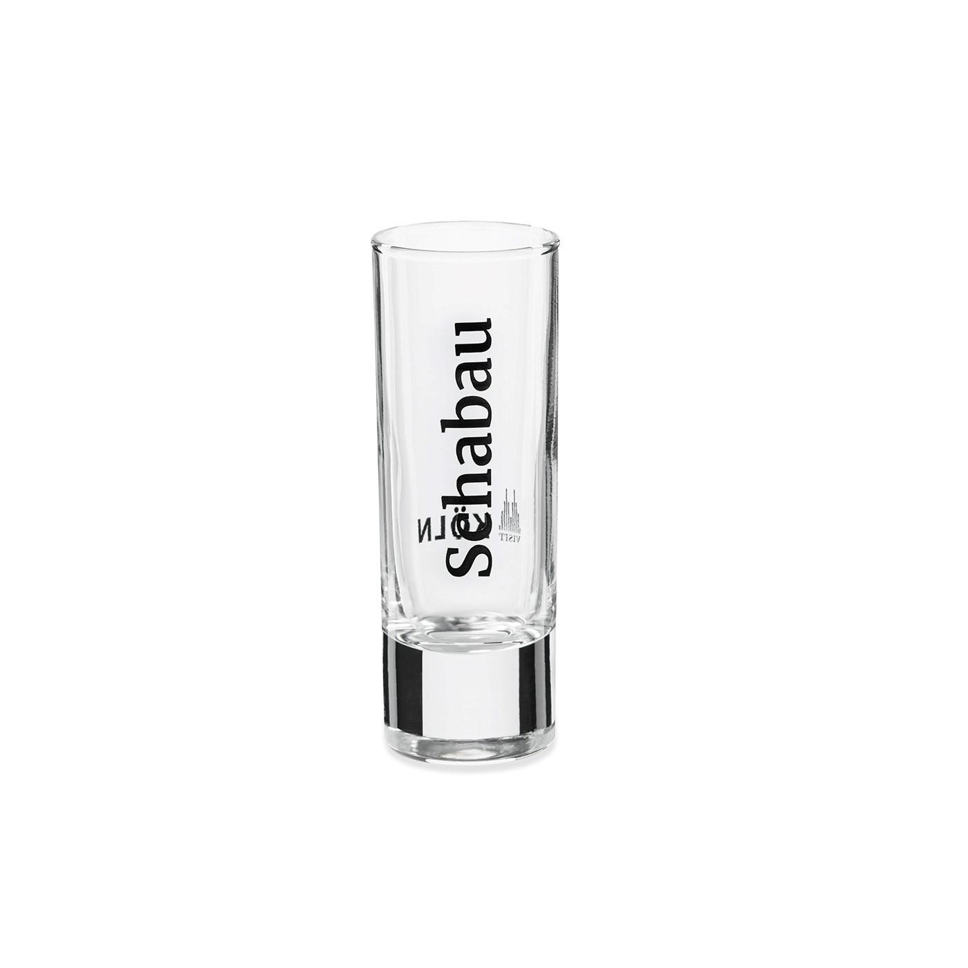 Schnapsglas Schabau, schwarz