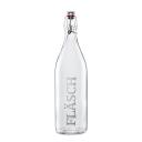 Glasflasche Fläsch - verschiedene Größen 1