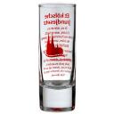 Schnapsglas Grundgesetz, rot 2